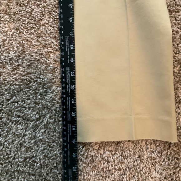 Theory Hartsdale Cropped Ankle Khaki Tan Pants Size 4 Career Office Neutral - Picture 11 of 16